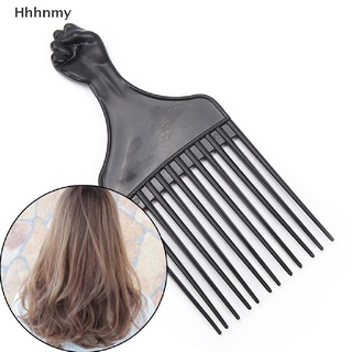 Hmy> Plastic Salon Curly Hairdressing DIY Comb Wide Tooth Pick Fork Combs Long Tooth well