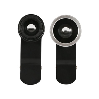[panzhihuaysnn] kit multifuncional de lente de teléfono 3 en 1 lente de pescado+lente macro+lente de gran angular