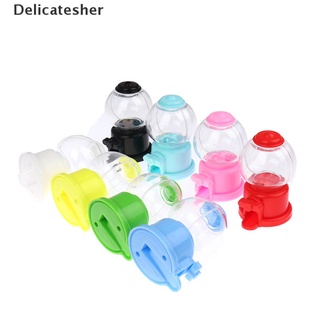 [delicatesher] lindo dulces mini máquina de caramelo dispensador de juguetes de burbujas banco de monedas niños juguete almacén caliente