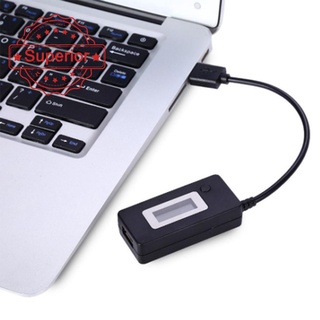 Mini USB voltaje Detector de corriente lector Monitor probador medidor dispositivo de transporte fácil M9D9