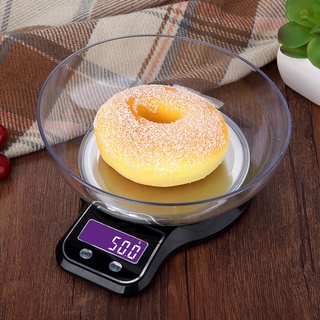 Báscula De cocina comida Mini Plataforma electrónica báscula Digital De acero inoxidable tazón De pesas