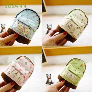 susann organizador monedero rural lona mochila cosmética lindo bolsa de almacenamiento pastoral mini/multicolor