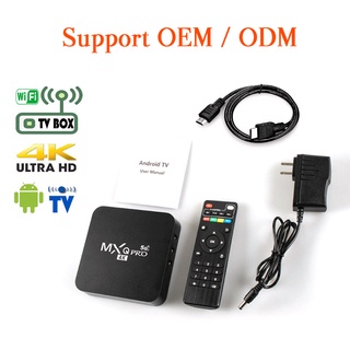 Caixa Smart Tv 4k Pro 5g 2gb/16gb Wifi Android 10.1 Tv Box Smart Mxq Pro 5g 4k Owt