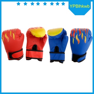 prettyia 2 pares de guantes de boxeo para niños, entrenamiento, boxeo