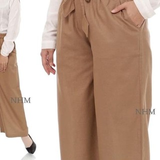 Las mujeres Culottes recientemente fresco Material coreano estilo Culottes Coullote pantalones para las mujeres Premium lino B7T7