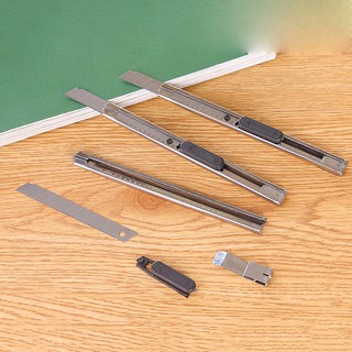 1pcs cuchillo de Metal utilidad de oficina hogar cortador cuchillo escuela artesanía DIY cortador cuchillo papelería (5)