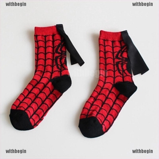 [Wit] calcetines Para niños con Capa superman spiderman unisex Cosplay