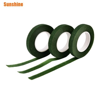 sunshine> rollos duraderos impermeables verde floristería cinta elástica floral flor 12 mm cinta