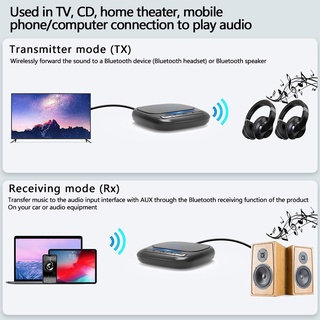 Augustine RCA transmisor de Audio OLED adaptadores de receptor de pantalla Bluetooth adaptadores inalámbricos mm AUX Jack para TV coche PC auriculares Bluetooth adaptador inalámbrico/Multicolor (7)