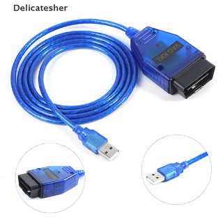 [delicatesher] vag-com 409 com vag 409.1 kkl usb cable de diagnóstico escáner interfaz caliente
