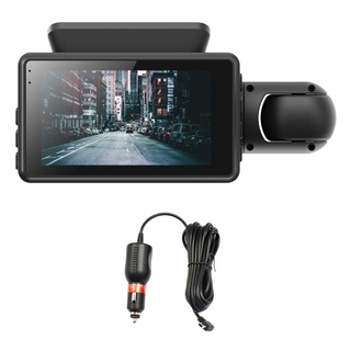 cámara dvr de coche 360 grados lente fhd dash cam 1080p ips pantalla de visión nocturna estacionamiento monitoreo oculto conducción grabadora