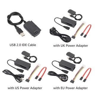 Accesorios digitales USB 2.0 a SATA PATA IDE Cable adaptador de disco duro Kit para SSD de 2.5 pulgadas (1)