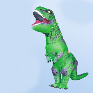 T Rex dinosaurio Anime inflable disfraz Cosplay Dino navidad Halloween para mujeres hombres niño ropa divertida (8)