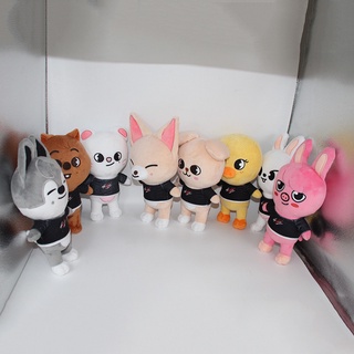 Lindo KPOP Stray Kids Skzoo peluche muñeca niños novia regalos juguete Leeknow Hyunjin muñecas niños regalos