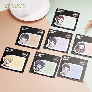 Lyndon papelería/Papel/sticker planificador De 30 hojas Anime Demon Slayer Kimetsu No Yaiba