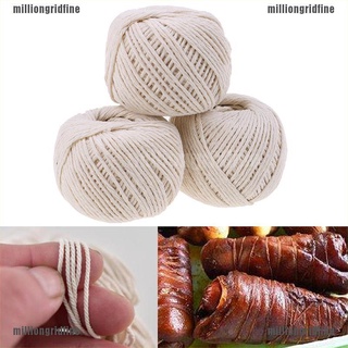 micl 1roll 229 pies carnicero algodón cordel de carne trussing pavo barbacoa cuerdas 210906