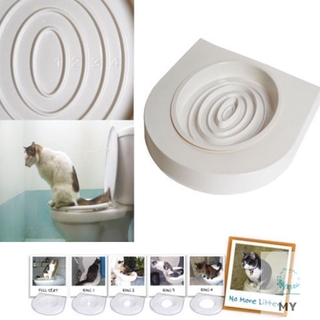 Mi✈ Kit de entrenamiento portátil para asiento de inodoro para gatos, bandeja de arena Original con Catnip (8)