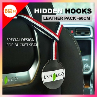 1 pieza de ganchos mágicos para reposacabezas para coche GLA CLA, asientos ocultos, ganchos ocultos para asiento de coche, reposacabezas, hasta 10 kg, LYNK&CO +05