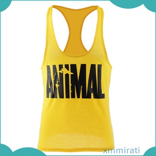 Camisa Sin Mangas Hombres Camiseta Gimnasio Tank Top Chaleco Deportivo Animales De Moda (9)