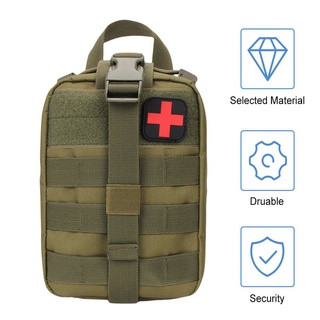kit de primeros auxilios de viaje al aire libre táctico paquete de cintura bolsa de camping caso de emergencia (7)