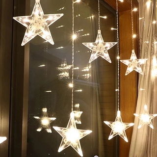Estrella cadena de luces/LED guirnalda de navidad guirnalda de hadas cortina de luz/M al aire libre interior fiesta de la boda decoración