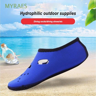 myraes calcetines de buceo transpirables fitness snorkeling calcetines de playa zapatos submarinos antideslizante yoga secado rápido descalzo zapatilla de deporte surf natación aletas/multicolor