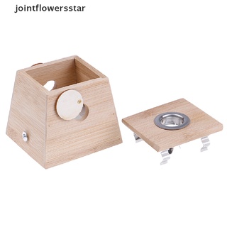 Jscl 18mm/0.7' 1 hole Moxa Stick Roll Holder Healing Bamboo Mild Moxibustion Box Star (4)