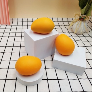 je bola de juguete anti-ansiedad simulación frutas interactivas pinch juguete tpr suave exprimir mangos para niños pequeños necesidades especiales terapia