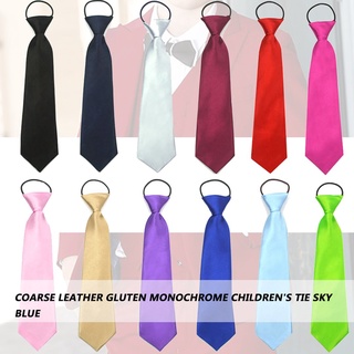 Slpboys/Corbata Elástica De color sólido Para niños/bodas/niños (7)