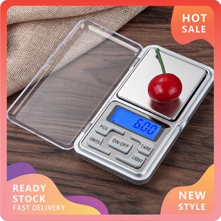 EDY-CJYP 100/200/300/500g Compact Electronic Scale LCD Display ABS Portable Mini Pocket Digital Scale for Home