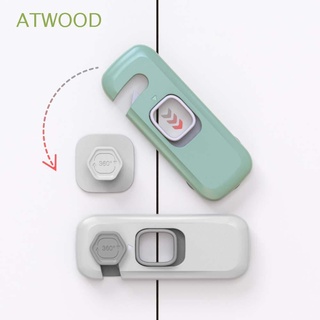 ATWOOD Multi-function Cabinet Lock Baby Care Products Safety Lock Safe Children Drawer Security Kids Sliding Door Locks Strap/Multicolor (1)