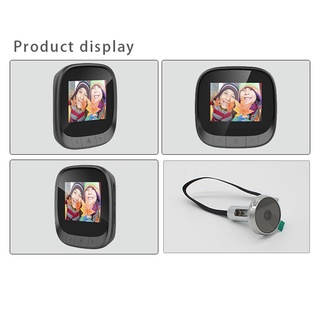 [En Stock] Cámara De 2,4 Pulgadas Puerta Digital Mirilla Inteligente HD Hogar Visible Intercomunicador Video Timbre Teléfono De Voz DD3S (9)