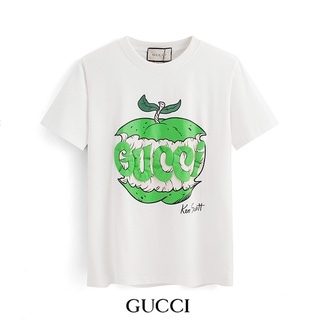 Camiseta De algodón Gucci Casual para hombre con cuello redondo y Manga corta (3)