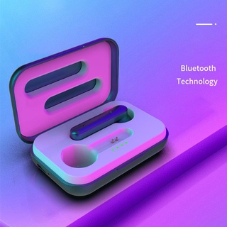 L8 True inalámbrico Bluetooth auriculares de la punta del dedo táctil impermeable reducción de ruido moda deporte auriculares