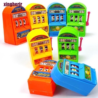 Xjbr Mini máquina tragaperras Fruit Jackpot Gags educativo de mano antiestrés juguetes de la suerte gloria