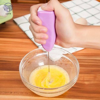 sjmw moda bebidas espumador de leche espumador batidor mezclador agitador huevo batidor eléctrico Mini mango herramientas de cocina (5)