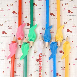 [BK]Bakilili 10 pzs pluma de delfines/dispositivo de corrección de postura para escritura/útiles escolares para niños/estudiantes (5)