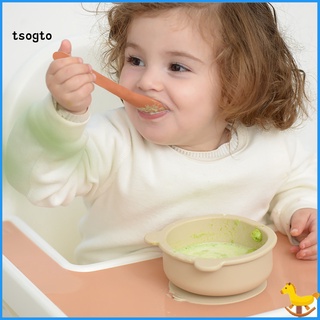 [Ts] Cuenco Durable para niños de silicona de grado alimenticio resistente al calor para el hogar