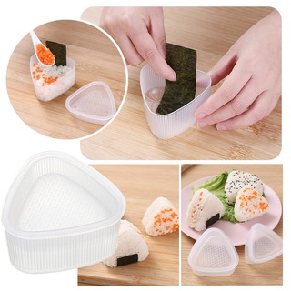 TDMN 2 pares de moldes transparentes y convenientes para cocinar arroz Bento Sushi bolas de arroz moldes para alimentos (1)