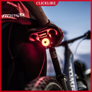 (clicklike) led smart bicicleta luz trasera de arranque automático/detención de freno luz trasera de bicicleta