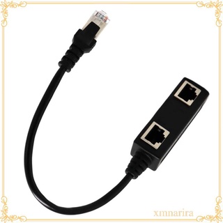 1 a 2 puertos Ethernet Switch RJ45 Y Splitter Adaptador Cable para CAT 5/6 LAN