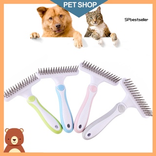spb gato perro cepillo removedor de pelo aguja rastrillo peine masajeador de mascotas herramienta de aseo