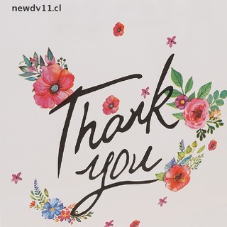 NEWD 12pcs/Set Kraft paper thank you gift bag For Party Supplies Gift for thank you CL (4)