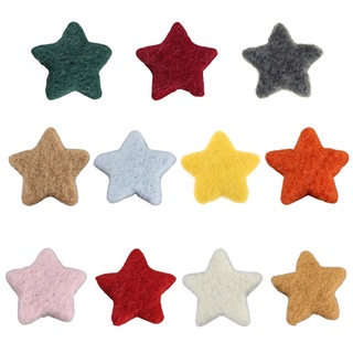 TH 5Pcs Baby Wool Felt Stars Decorations Infant Photo Shooting Accessories Newborn Photography Props