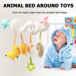 babykids interesante cochecito de bebé asiento de cama alrededor de la muñeca colgante de confort colgante niño juguete