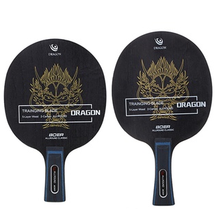boer ping pong raqueta de 7 capas de mesa de tenis de mesa arylate fibra de carbono ligero accesorios de tenis de mesa mango largo