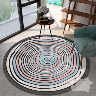 ins estilo nórdico hogar antideslizante manta redonda círculo sillas de ordenador colgante cesta alfombras lavables alfombras modernas