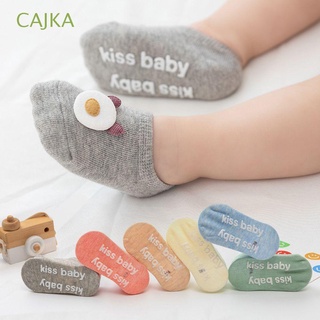 CAJKA 1-3 Years old Newborn Floor Socks Infant Cartoon Baby Socks Keep Warm Autumn Cotton Thick Soft Girls Non-Slip Sole/Multicolor