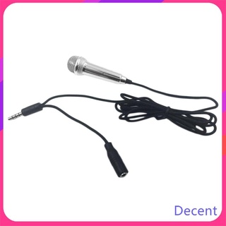 pequeño micrófono con cable 3.5mm para celular/tableta/pc/laptop