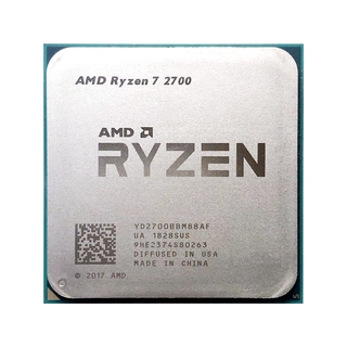 amd ryzen 7 2700 r7 2700 3.2ghz ocho núcleos 16m 65w procesador am4 piezas dispersas cpu sin ventilador